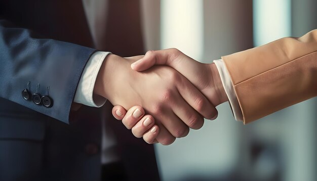 a man shaking hands with another man shaking hands