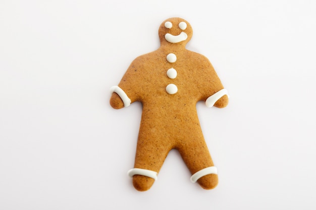 Man shaped gingerbread cookie