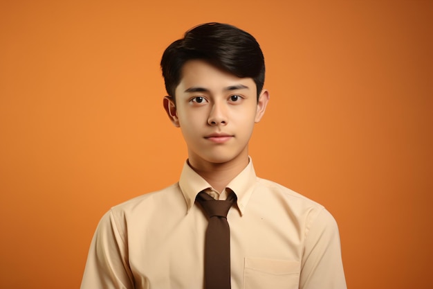 a man in a shirt and tie posing for a picture