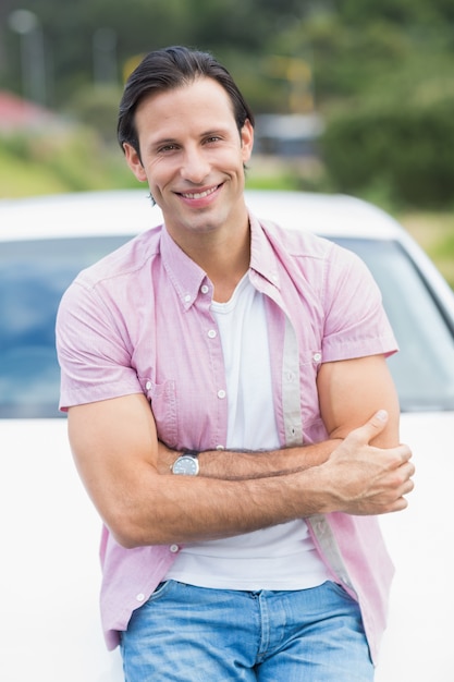 Man smiling at camera