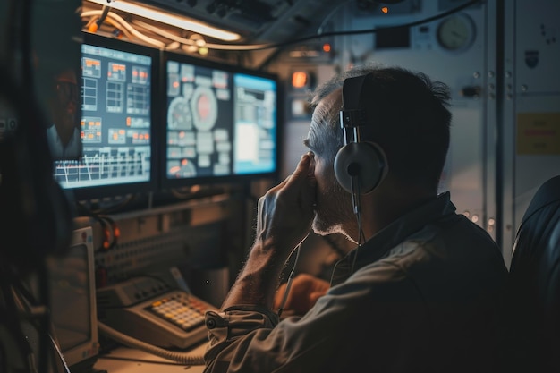 A man in a space suit is looking at the camera