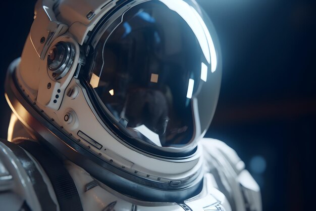 A man in a space suit with the word space on the front.