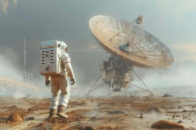 Man Standing on Top of Dirt Field