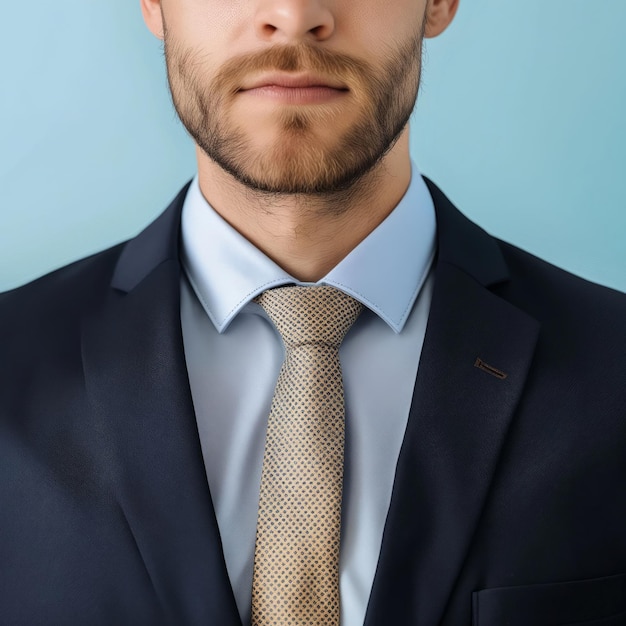 A man in a suit and tie