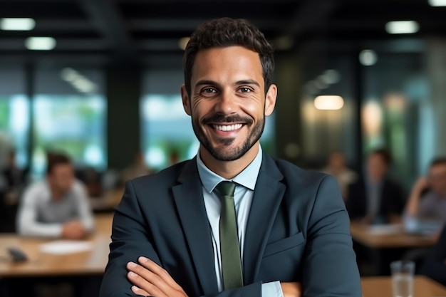 A man in a suit and tie