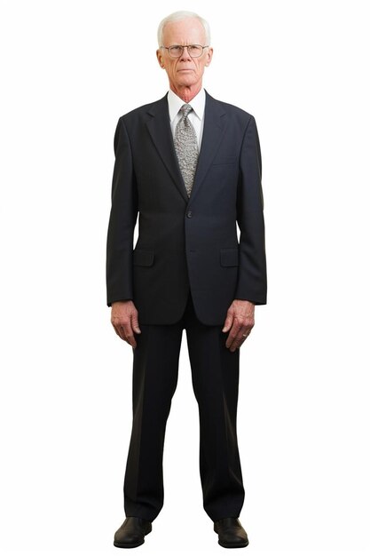 Photo a man in a suit with a tie on