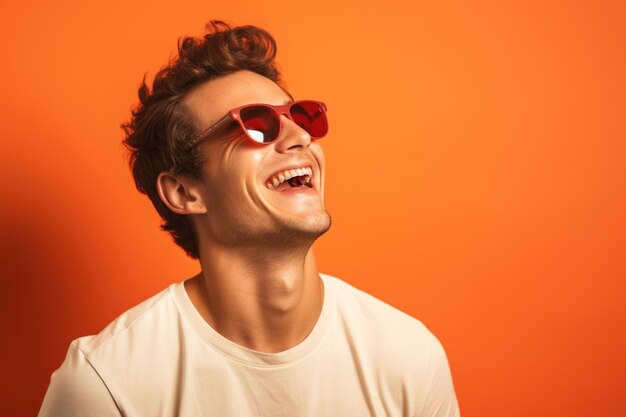 Man in Sunglasses and White TShirt