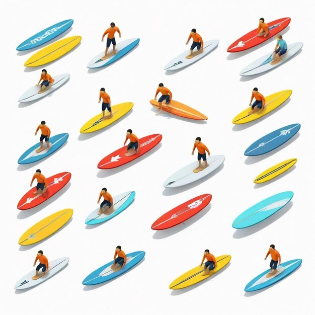 Photo a man on a surfboard with a picture of a man on the bottom