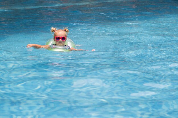 Man swimming in sea