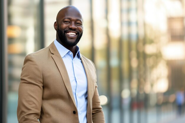 Man in Tan Jacket and White Shirt