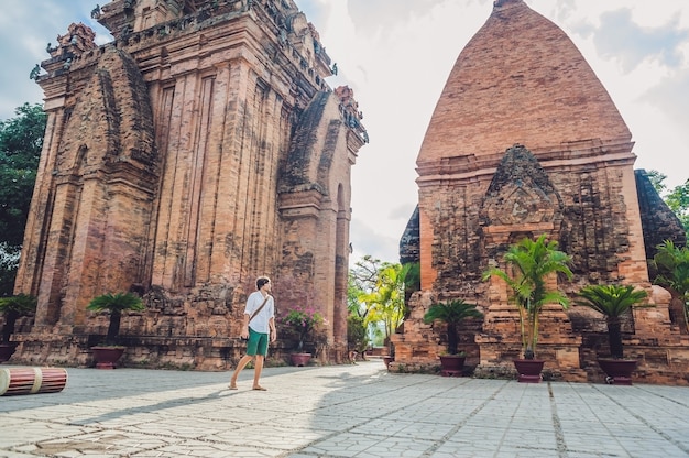 Man tourist in Vietnam