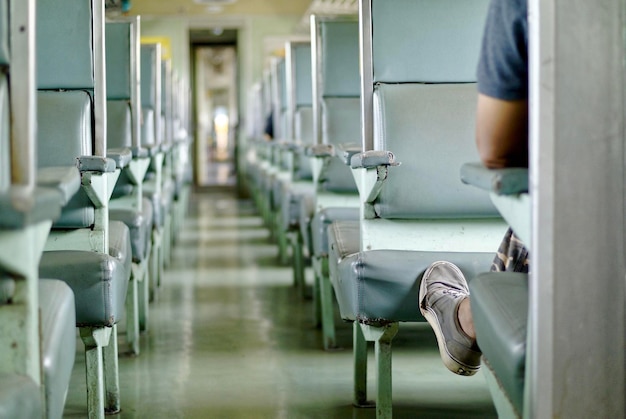 Photo man in train