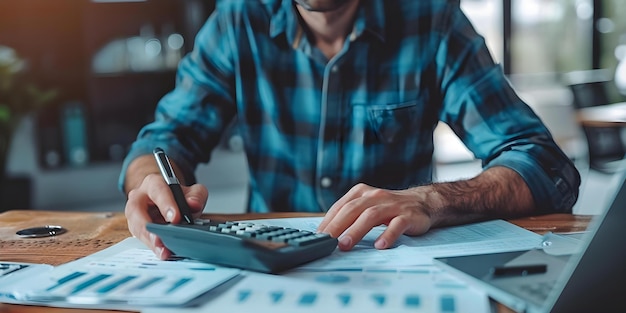 man using graphing calculator for mathematical calculations and problemsolving concept mathematics graphing calculators problem solving mathematical calculations technology