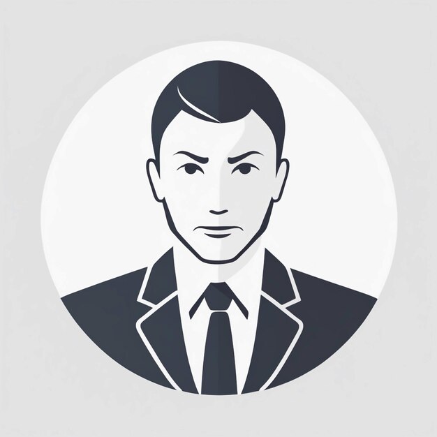 Man vector flat icon color