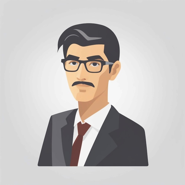 Man vector flat icon