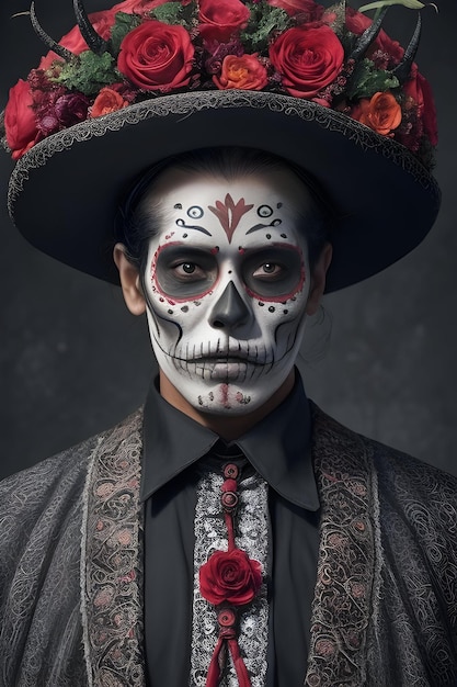 Man voor Day of the Dead een Mexicaanse legende