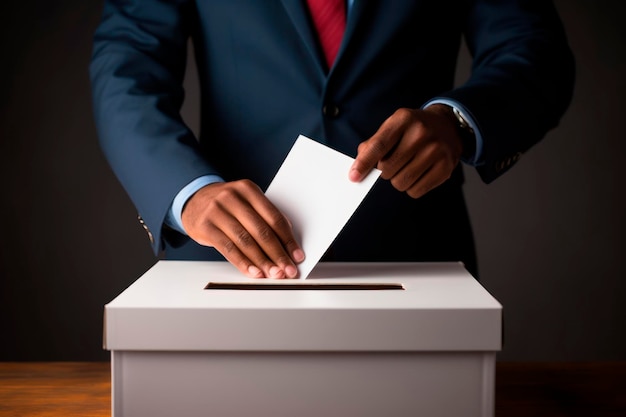 man voting usa elections