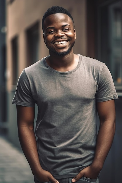 Photo a man wearing a hat smiles for the camera.