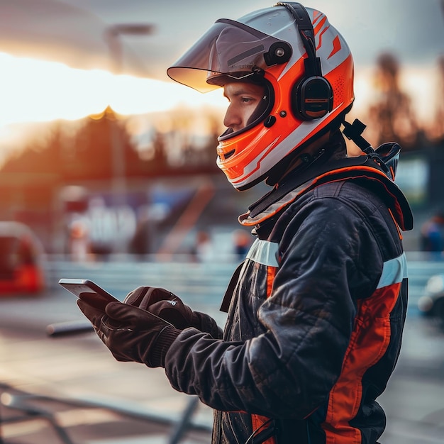 a man wearing a helmet and a helmet