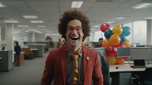 Man Wearing Pink Shirt and Yellow Hat Standing Out in a Crowd Employee Appreciation Day