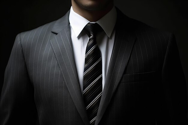 a man wearing a suit and tie