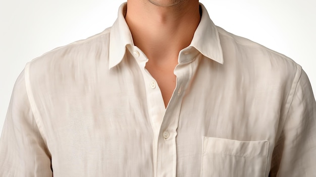 Man Wearing White Shirt