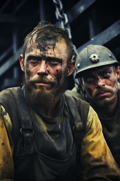 a man with a beard and a beard is standing in front of a soldier with a beard and a beard