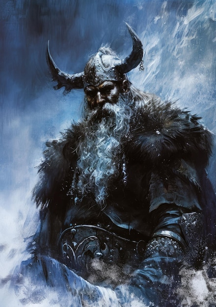 a man with a beard and a helmet