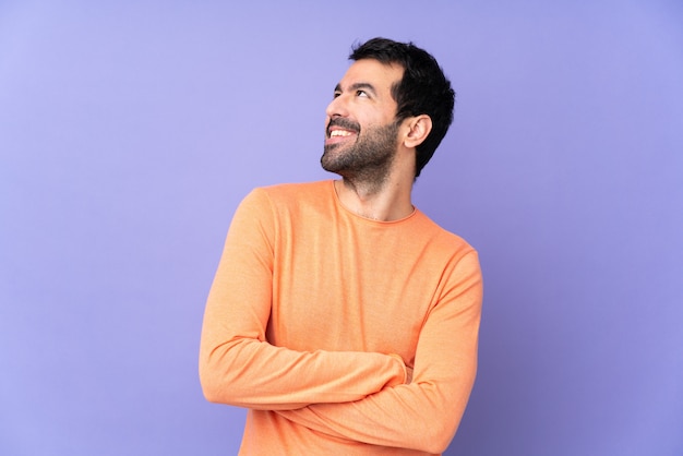 Man with beard smiling