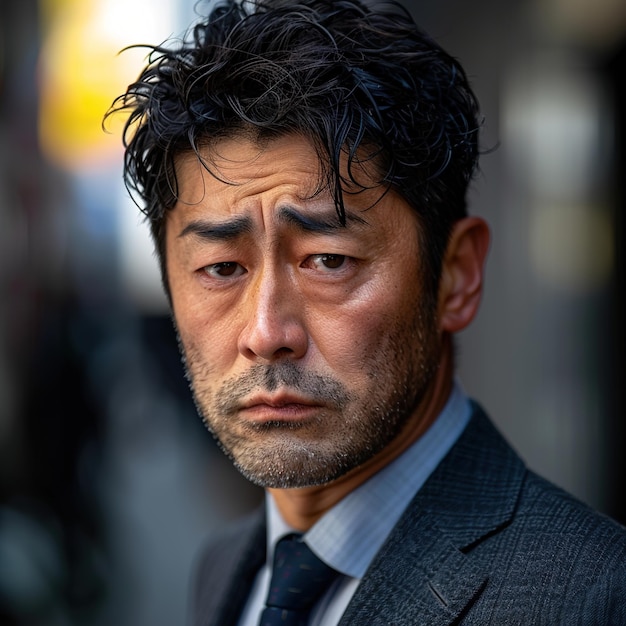 Photo a man with a beard and a tie that says  no