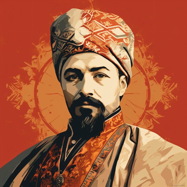 Photo a man with a beard and a turban