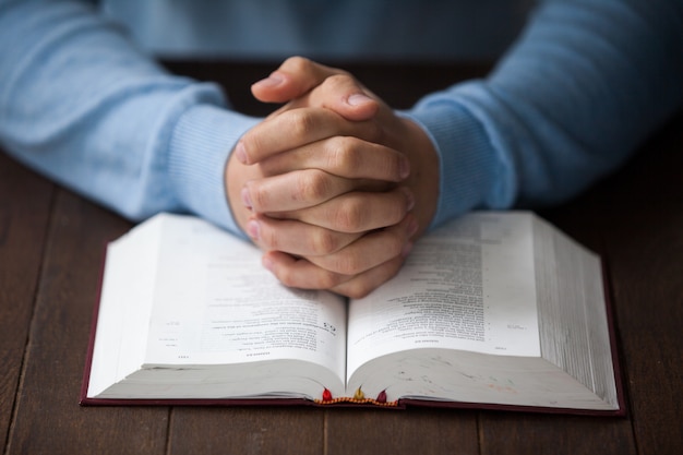 Man with a bible