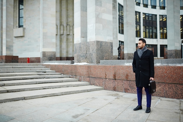 Man with briefcase