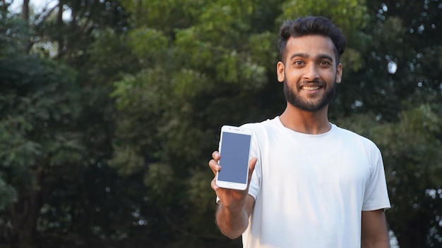 man with mobile phone