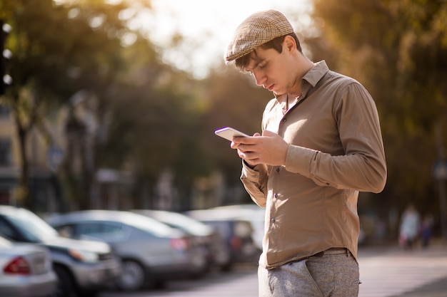 Man with phone