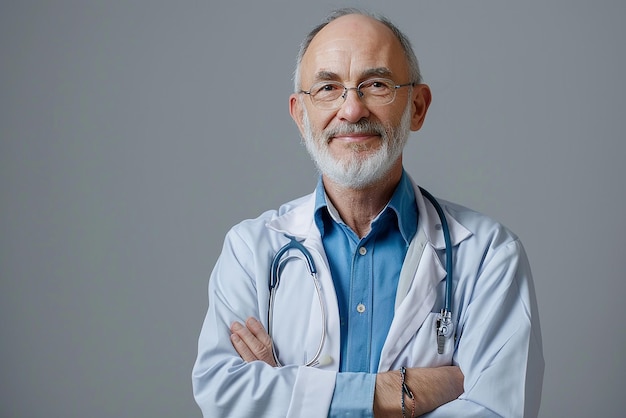 a man with a stethoscope around his neck