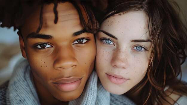 Foto uomo e donna con le frecce