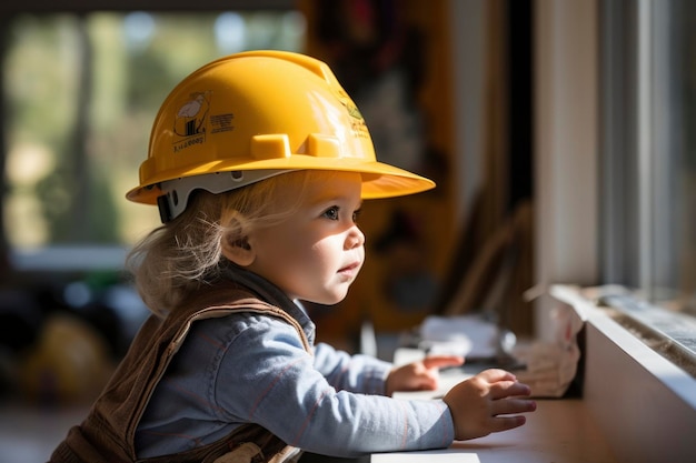 A man worker potrait