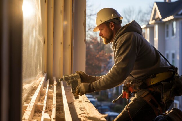 A man worker potrait