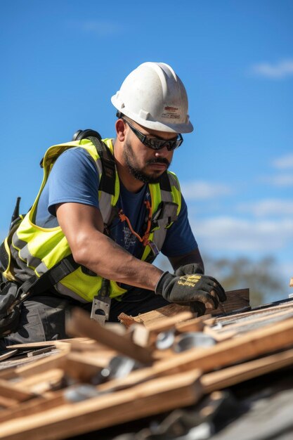 A man worker potrait