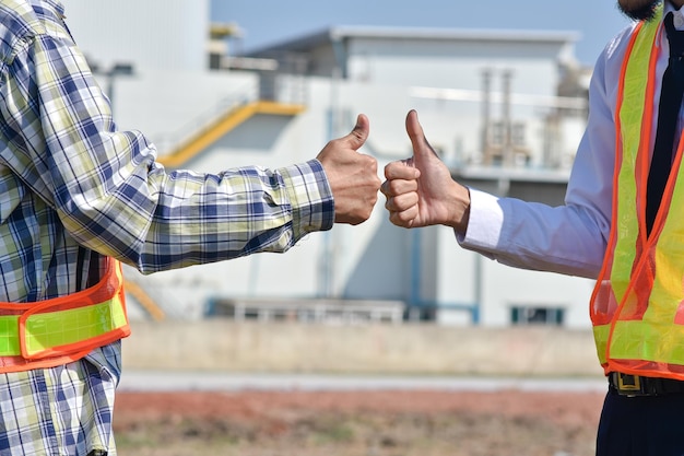 Man working at construction site