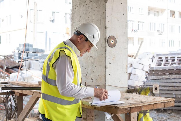 Man working at construction site