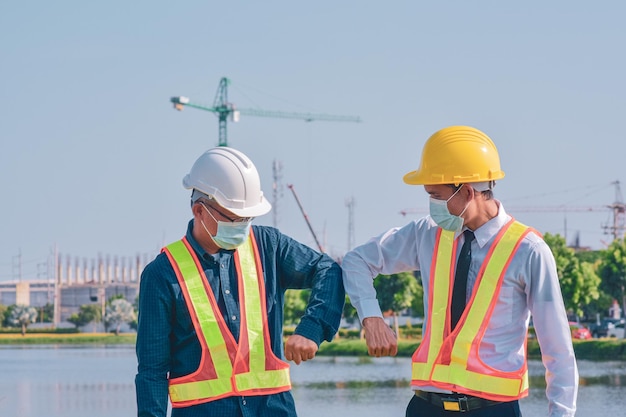 Man working at construction site