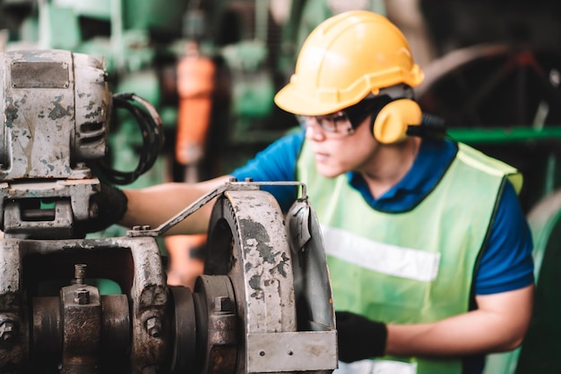 Man working in factory