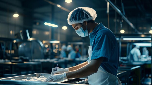 Man Working in Factory