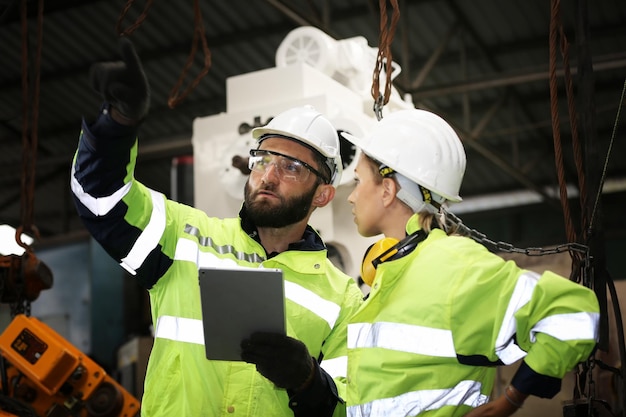 Man working in  industry uniform