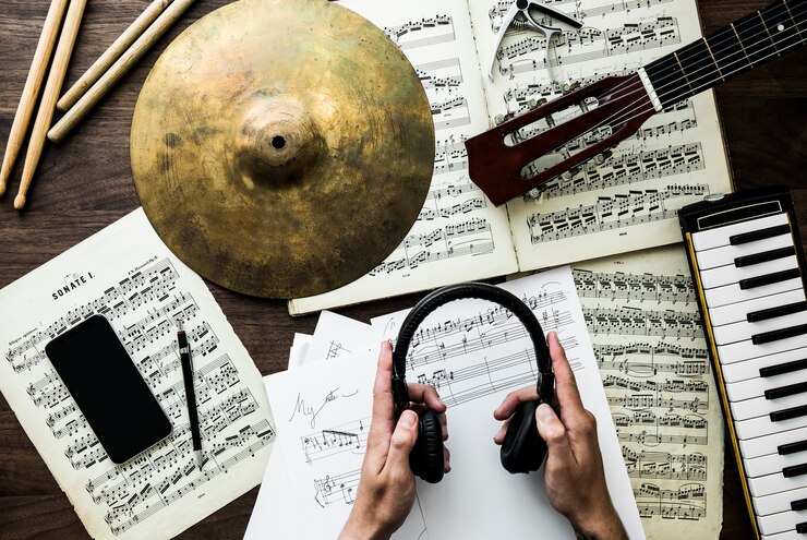 Photo 音楽に取り組んでいる男