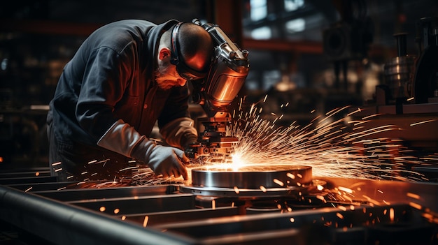 man in the workshop