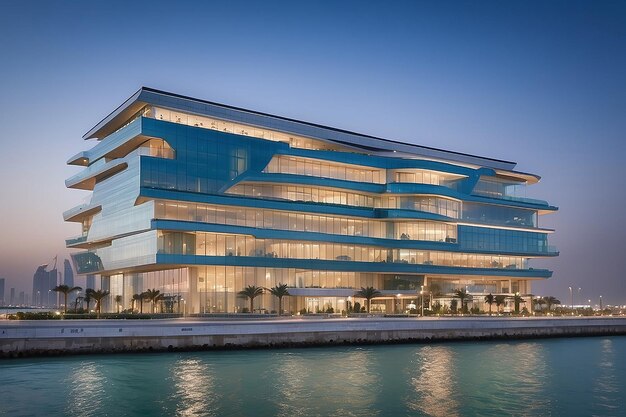 MANAMA BAHRAIN Jan 2019 View of Arcapita commercial building at Bahrain Bay sea front in Manama on Jan 04 2019