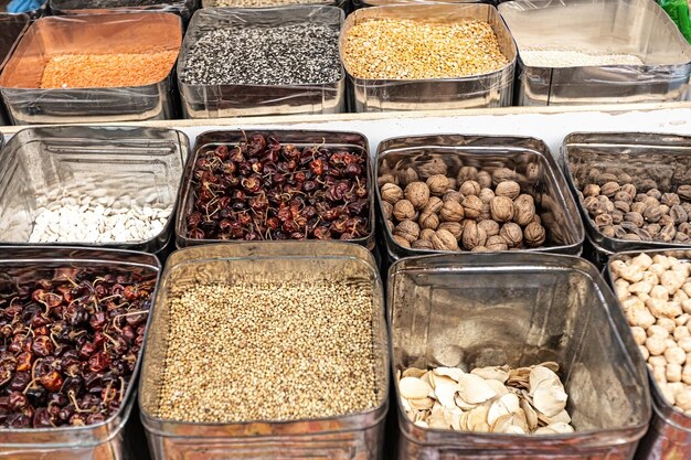 Manama Souk traditional spices market in Bahrain